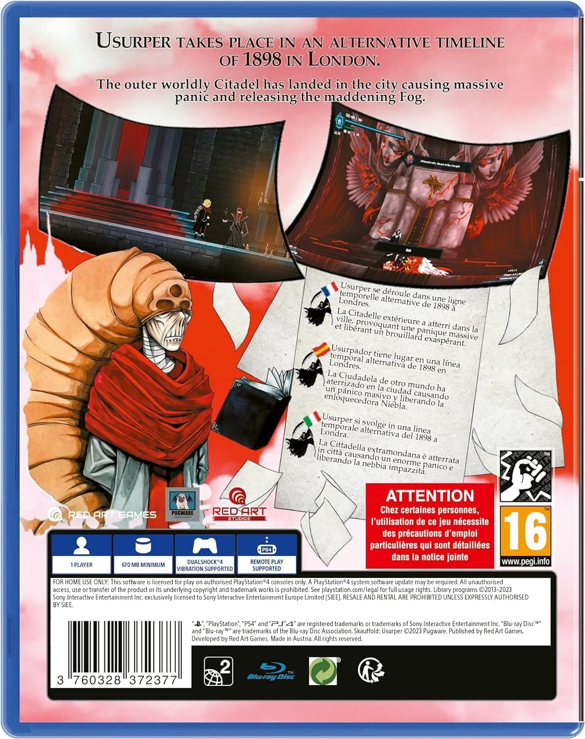 Skautfold : Usurpateur (PS4) Skautfold : Usurpateur (PS4)